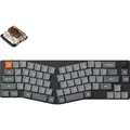 Produktbild: Keychron K11 Max QMK/VIA Wireless Mechanische Tastatur QWERTY US, Weiße LED, Low Profile Switch Brown K11M-A3 - Schwarz