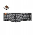 Produktbild: Alice Layout Mechanische Tastatur, Qmk/via, White Led, Gateron Brown