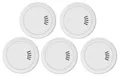 Produktbild: ABUS Rauchmelder Prefira Mini, 5er Set - Q-Label zertifizierter Mini-Rauchmelder mit 10-Jahres-Batterie, Fehlalarmreduzierung, 2-LED-Raucherkennung, adaptiver LED-Helligkeit, Magnethalter und Klebepad
