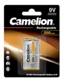 Produktbild: 3 x Camelion 9V Block Akku 6HR61 8,4 V NiMH 250mAh im Blister - wiederaufladbar