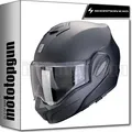Produktbild: SCORPION MODULARHELM FÜR MOTORRAD EXO-TECH EVO SOLID WEISS XL