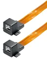 Produktbild: MAXTRACK® Fensterdurchführung für Netzwerkkabel, beidseitig RJ-45 Buchse 0,3 m