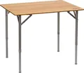 Produktbild: BERGER Carry Falttisch 80 x 60 cm | Klappbarer Campingtisch Gartentisch höhenverstellbar | Multifunktionstisch Camping Tisch Klapptisch für Balkon Outdoor | Ultraleicht & stabil belastbar bis 30kg