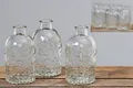 Produktbild: Vase Country 3tlg H 13 cm Glas Glasvase Flaschen Tischvase