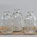 Produktbild: 3x Tischdeko Blumenvase Country aus Glas Höhe 12cm-4019400