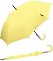 Produktbild: HAPPY RAIN Stockregenschirm UV-Protect UV50 mit Automatik zweifarbiger Griff, schützt vor Sonne und Regen