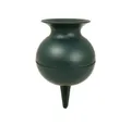Produktbild: WIBO Kunststofftechnik GmbH Pflanzschale Grabvase rund dunkelgrün Grab Dekoration Blumenvase für den Friedhof (1 St), runde Form mit Stecker, wetterfest