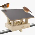 Produktbild: WILDNEST Vogelfutterhaus Balkon - Vogelhaus Balkon inkl. Geländerhalterung