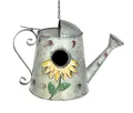 Produktbild: Vogelhaus zum Aufhängen Metall Deko Gießkanne Wetterfest Nistkasten Kanne