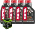 Produktbild: Wartungsset Öl Motul 7100 5W40 Filter Harley Davidson Dyna Low Rider S 2017