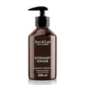 Produktbild: Jean & Len Feuchtigkeit Shampoo Rosemary & Ginger, für trockenes und sprödes Haar, mit Feuchtigkeitskomplex, würzig-frischer Duft von Rosmarin & Ingwer, ohne Parabene und Silikone, 300 ml
