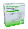 Produktbild: Medi-Inn Pillendose Wochendispenser 7 Tage, weiß, 11,5 x 13 x 4,5 cm