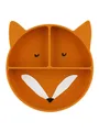Produktbild: Trixie Baby Silicone Plate with Compartments and Suction Cup - Mr. Fox
