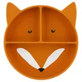 Produktbild: Trixie Baby Trixie Silikonteller mit Saugnapf und Fächern für Babys und Kinder (Mr. Fox (Fuchs)), 96-4XX