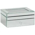 Produktbild: home&you Schmuckkästchen, Silber, Glas, 17x10.5x22 cm, Ordnen & Aufbewahren, Schmuckaufbewahrung