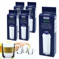 Produktbild: 5x DeLonghi Wasserfilter DLSC002 Intensa + DeLonghi Glas Tassenset 4er