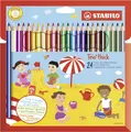 Produktbild: Dreikant-Buntstift - STABILO Trio dick - 24er Pack - mit 24 verschiedenen Farben