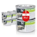 Produktbild: Höfer Chemie Firegel Brennpaste 24 x 200g - Zum Warmhalten von Speisen - Für Chafing Dish & Buffet - Aus Natürlichem Bioethanol - ca. 2,5 h Brenndauer