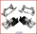 Produktbild: 2x BREMSSATTEL+HALTER HINTEN LINKS+RECHTS für AUDI A6 C6 4F Limo+Avant+Allroad
