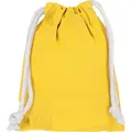 Produktbild: Zuziehbeutel - Baumwolle | OEKO-TEX 100 zertifiziert | 10x14cm | Jutebeutel | Einkaufstasche | unbedruckt, gelb