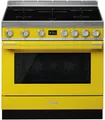 Produktbild: Smeg CPF9IPYW (gelb) Stand-Elektroherd mit Induktionsfeld