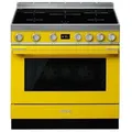 Produktbild: Smeg Kombistandherd, SMEG CPF9IPYW, Induktion, Gelb, 90 cm
