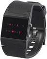 Produktbild: St. Leonhard Binäruhr: Binär-Armbanduhr Future Line mit roter Anzeige, für Herren (Binäruhr Herren, Binäre Uhren, Futuristische)
