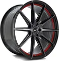 Produktbild: Barracuda Project 2.0 silver brushed / Undercut Color Trim rot 8.5x19 ET40 - LK5/114.3 ML73.1 Alufelge rot
