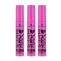 Produktbild: Essence I LOVE EXTREME crazy volume mascara, Wimperntusche für Volumen 3er Pack