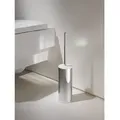Produktbild: Toilettenbürsten-Garnitur aus Metall Chrom und Kunststoff weiß, WC-Bürste mit Halterung und Deckel, Standmodell für Bad und Gäste-WC, Moll - Keuco