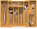 Produktbild: Budu Extendable Bamboo Cutlery Tray #33.5 (33.5 cm tief) - Besteckkassette Holz