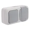 Produktbild: – wasserdicht VV + Steckdose 2P + T grau