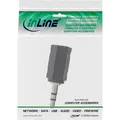 Produktbild: 99309 InLine Audio Adapter 2 5mm Klinke Buchse an 3 5mm Stecker Stereo ~D~