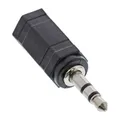 Produktbild: InLine® Audio Adapter, 2,5mm Klinke Buchse an 3,5mm Stecker, Stereo