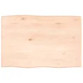 Produktbild: Schreibtischplatte 60x40x2 Cm Massivholz Eiche Unbehandelt