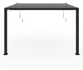 Produktbild: Sojag Lamellen-Terrassen-Überdachung - 1x13x268cm - schwarz - Aluminium / Stahl