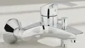 Produktbild: GROHE EH-Wannenbatterie Eurosmart 33300_2 Wandmontage eigensicher chrom 33300002
