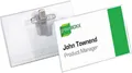 Produktbild: 5 Durable Namensschild Kombiklemme, 90 x 54 mm, transparent, Kunststoff 861019