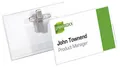 Produktbild: DURABLE Namensschild mit Kombiklemme 90 x 54 mm transparent 5 Schilder