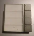 Produktbild: Siedle TM 611 -04 TM Tasten Modul Sprechanlage Vario Silber Klingeltaster
