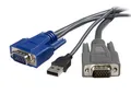 Produktbild: StarTech.com 1,8M USB VGA 2-IN-1 KVM KABEL