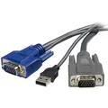 Produktbild: StarTech.com 1,8 m schlankes 2-in-1 USB VGA KVM-Kabel