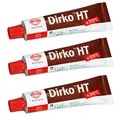 Produktbild: Dichtmasse Dirko HT rot 3x 70ml Silikondichtung 315°C Ölwanne Getriebe Motor