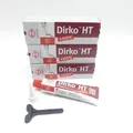 Produktbild: 3x 70ml Elring Dirko HT Dichtmasse Dichtung Rot Silikon Tube bis +315°C
