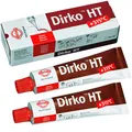 Produktbild: Dichtmasse Dirko HT rot 2x 70ml Silikondichtung 315°C Ölwanne Getriebe Motor