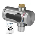 Produktbild: MAXXMEE Durchlauferhitzer elektrisch Warmwasserbereiter LED Anzeige Edelstahl
