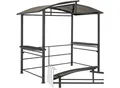 Produktbild: tectake® Grillpavillon, gute Luftzirkulation, mit 2 Gitterablagen und Aufhängestangen, 240 x 150 x 234 cm