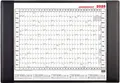 Produktbild: GÜSS Kalender Jahresplaner Schreibunterlage 60x40cm schwarz mit Jahresübersicht Kalendarium 2026