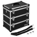 Produktbild: 3 Etagen Werkzeugkoffer 32 Liter Schwarz