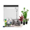 Produktbild: HNE-300 Nano Aquarium inkl. Dekoration Komplettaquarium 13L Filteranlage LED